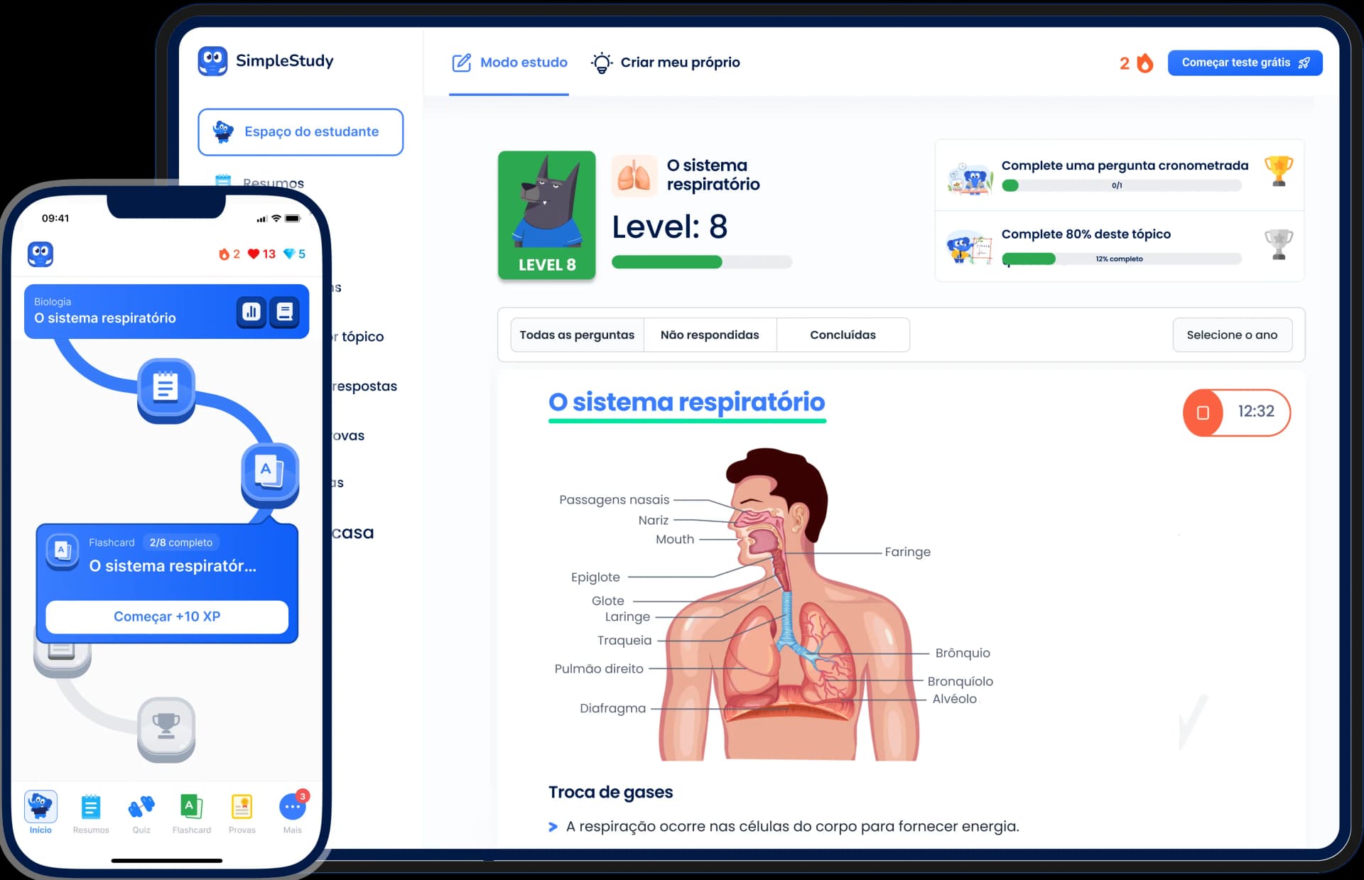 Demonstração da SimpleStudy